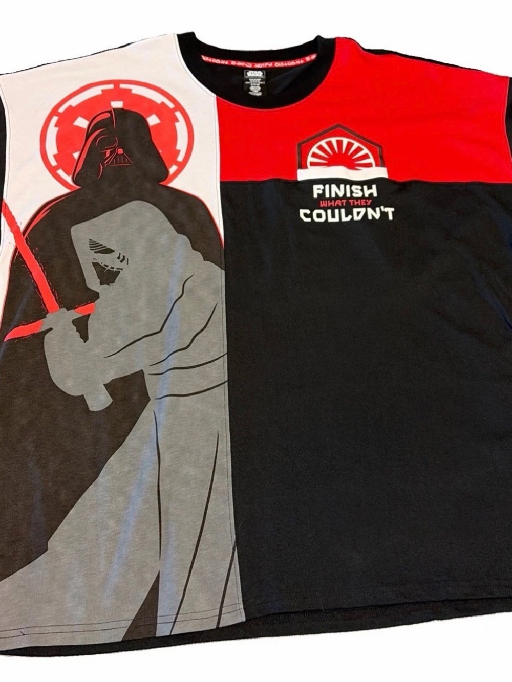 NWT Star Wars Disney Darth Vader First Order XXL Finish What They Couldn’t Tee